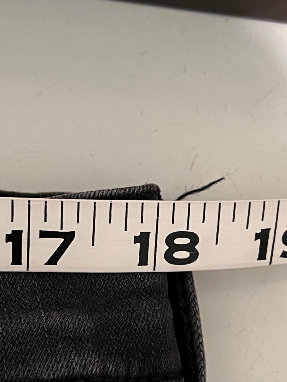 J Crew Button Fly High Rise Vintage Straight Jean Black Gray Size 34 - Picture 8 of 11